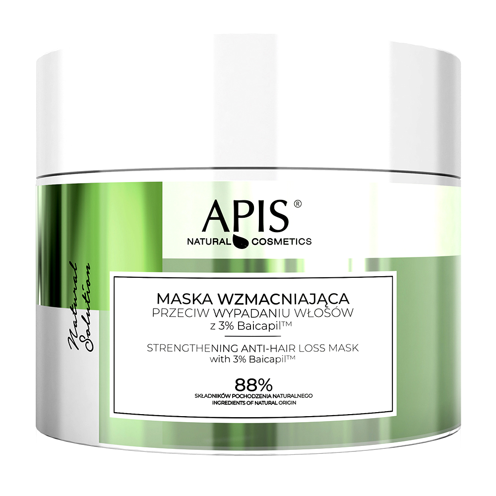 APIS Natural Solution Mască de întărire împotriva căderii părului 200ml
