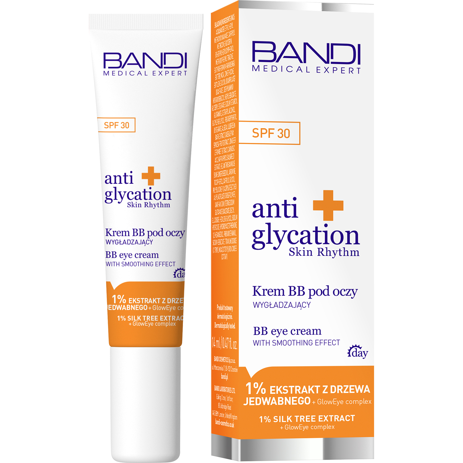 Bandi Anti Glycation + Smoothing BB Eye Cream SPF30 14ml