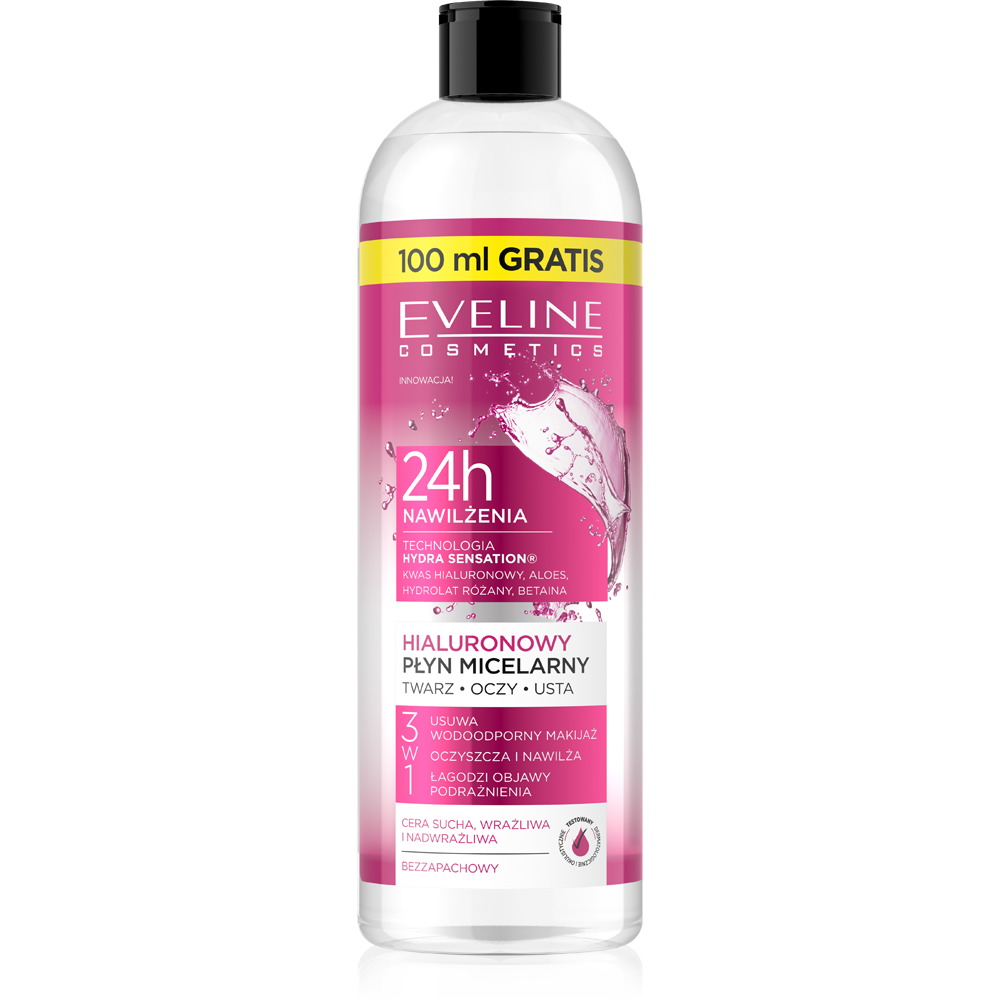 Eveline Hyaluronic Micellar Liquid 3in1 500ml