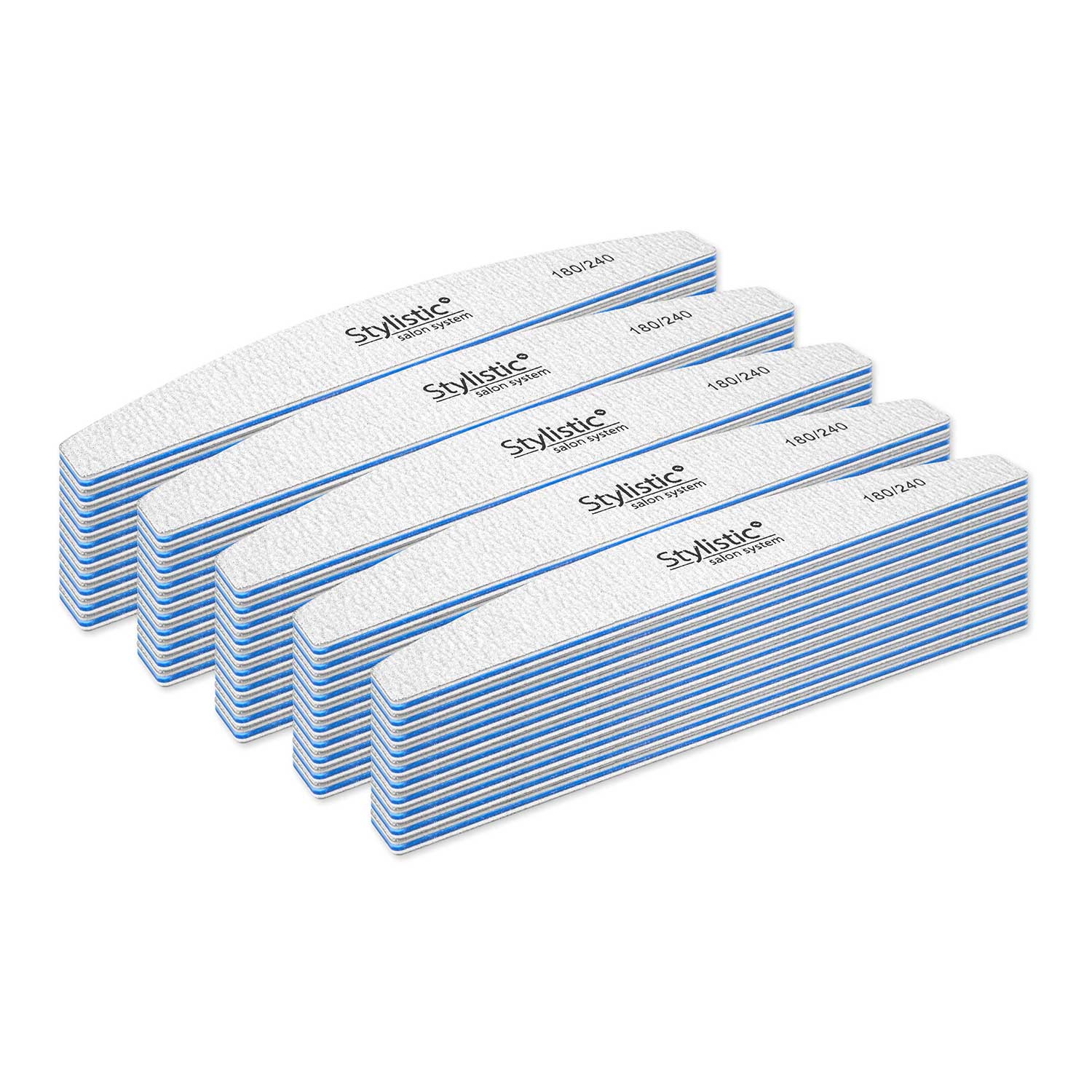 Stylistic Nail File Boat 180/240 50 buc