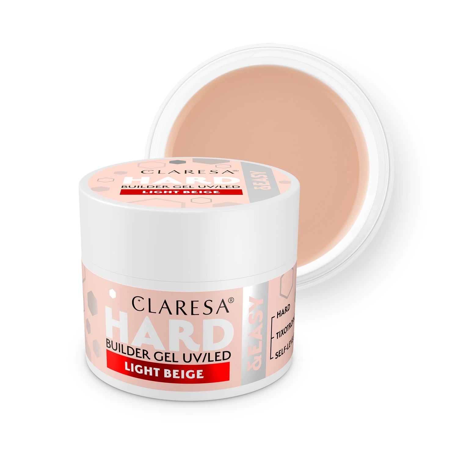 Claresa Builder Gel Hard & Easy Bej deschis 45g