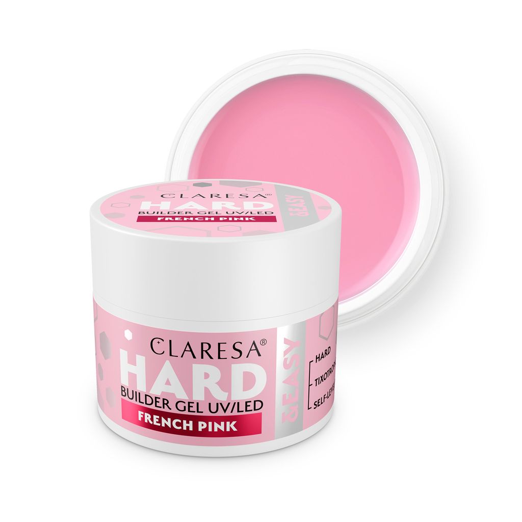 Gel de construcție Claresa Hard & Easy French Pink 12g