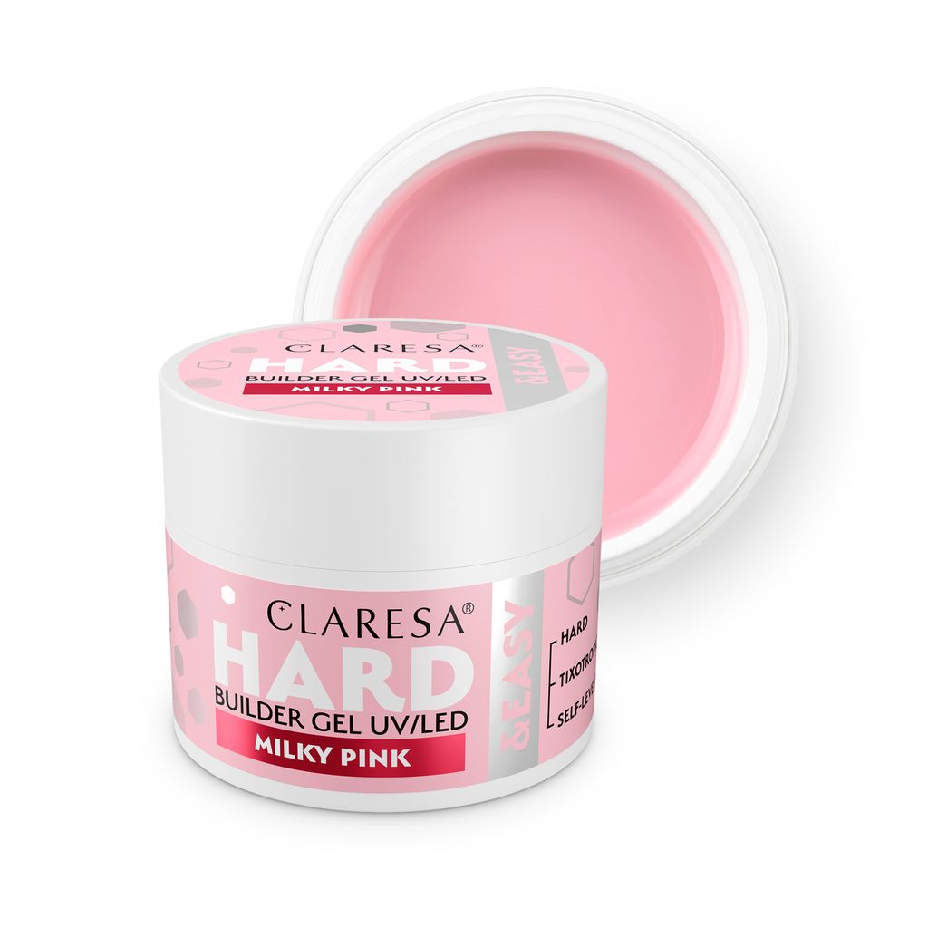 Claresa Builder Gel Hard & Easy Milky Pink 12g