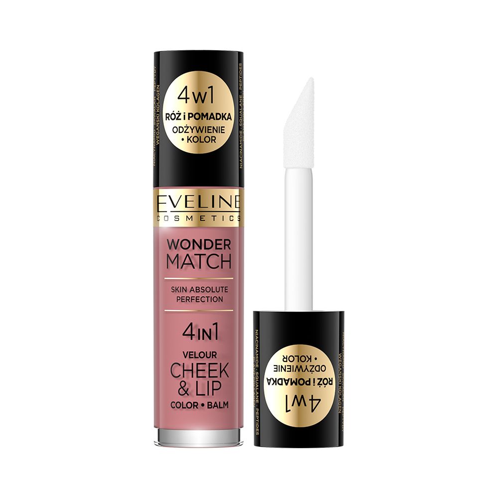 Eveline Wonder Match Fard de obraz lichid Velour Cheek&amp;Lip 02