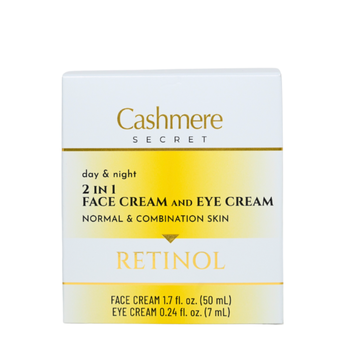 Cashmere Retinol 2 în 1 cremă de zi și de noapte + cremă de ochi