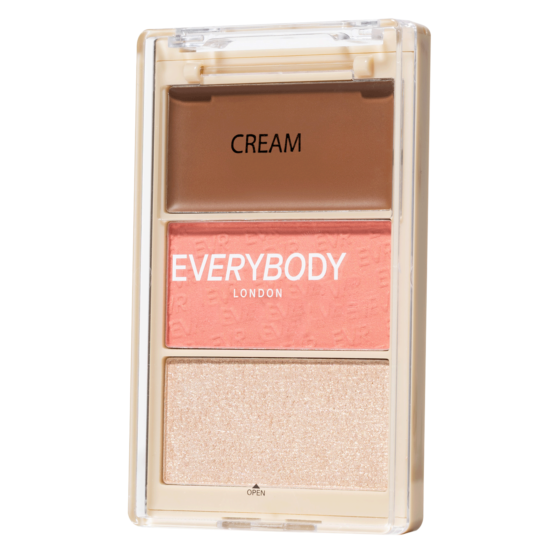EVERYBODY London Trio Face Contouring Palette Glow Me Peachy