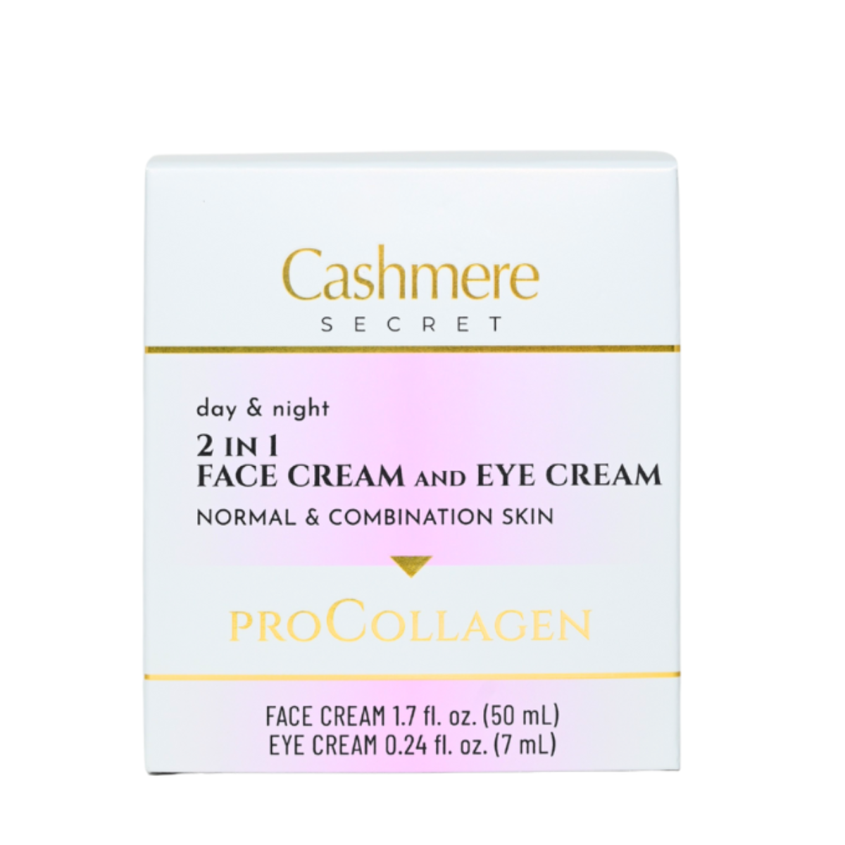 Cashmere ProCollagen 2-in-1 Cremă de zi și de noapte + Cremă de ochi