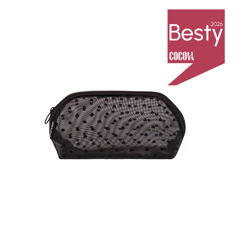 TAPTAP Cosmetic Mesh Bag negru