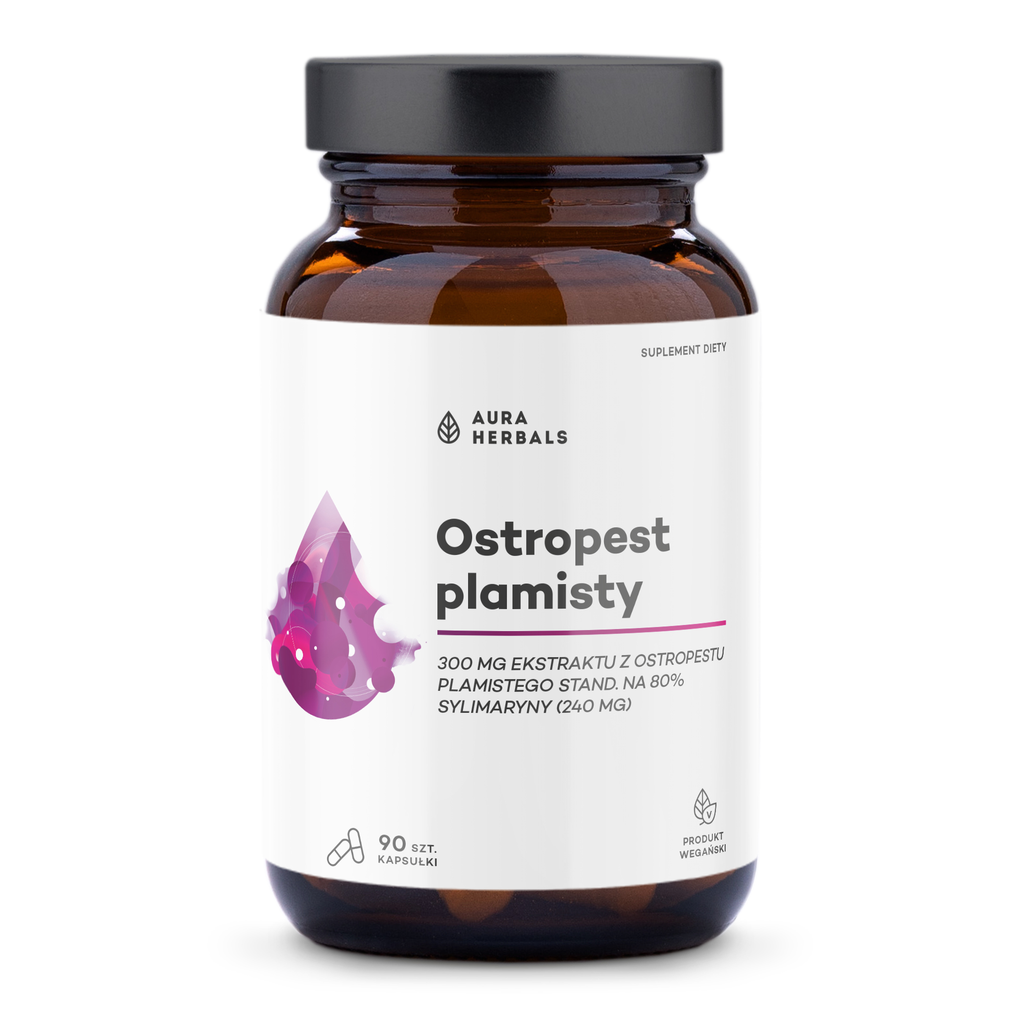 Aura Herbals Milk Thistle Supliment alimentar 90 Capsule
