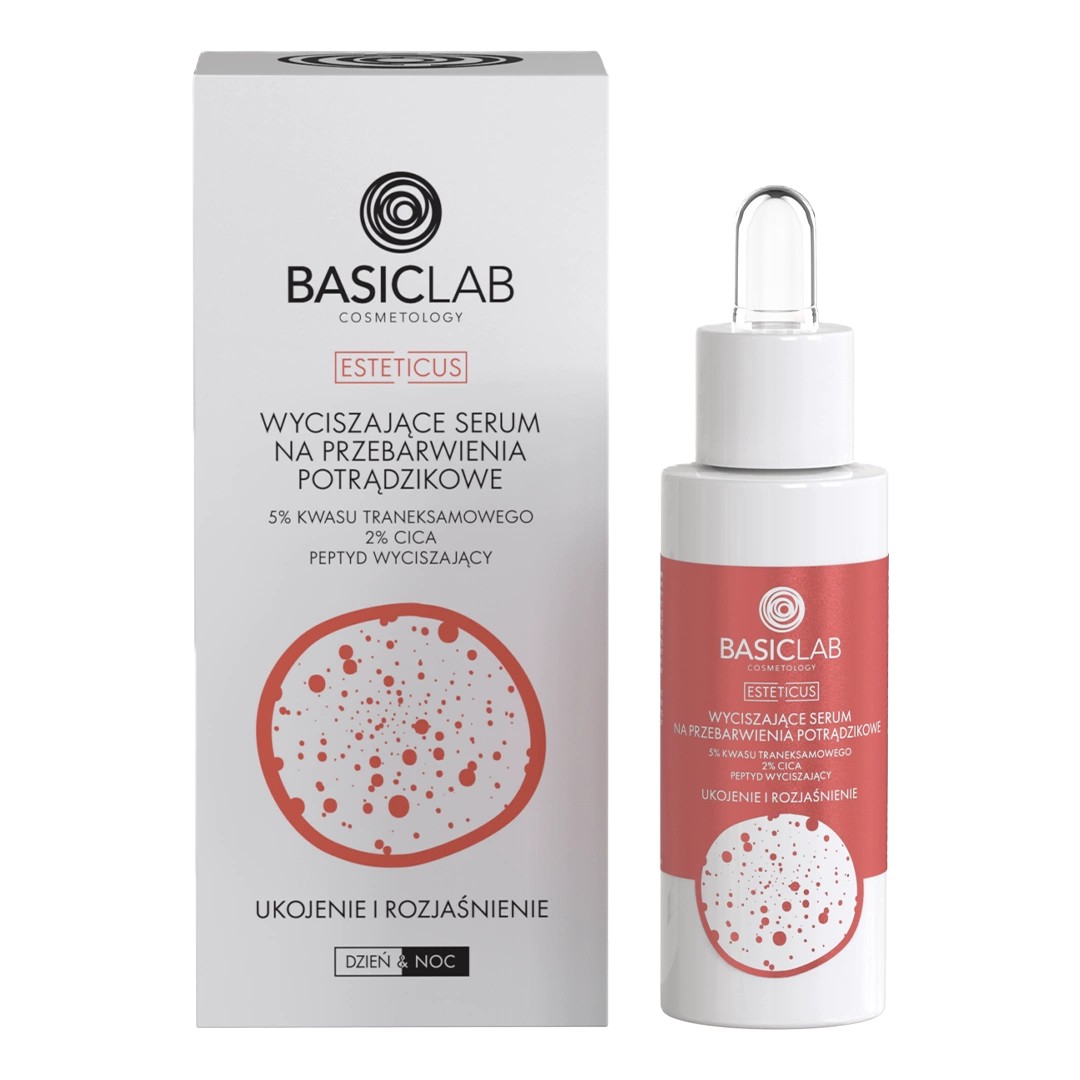 BasicLab Esteticus Calming Serum pentru acnee și hiperpigmentare 30ml