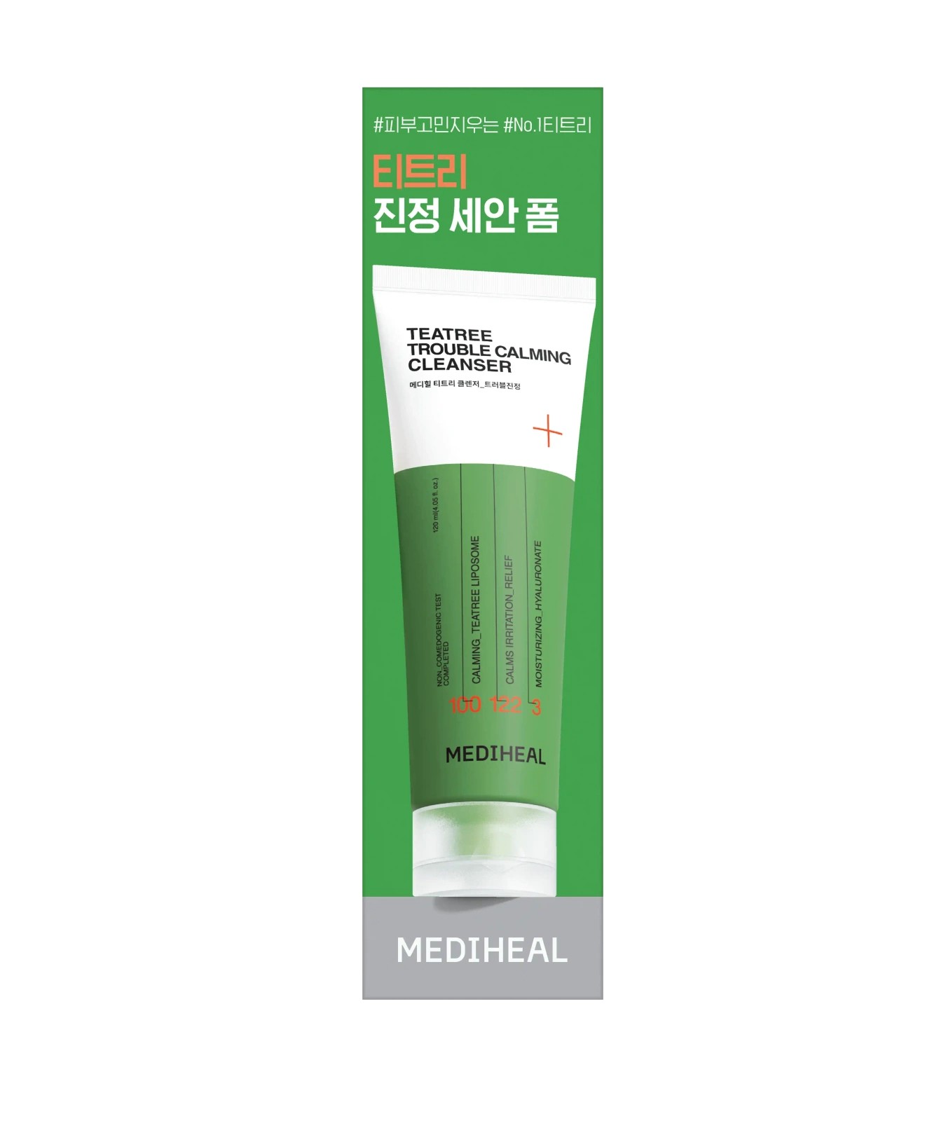 Mediheal Spumă de spălare facială hidratantă și calmantă cu ulei de arbore de ceai 120ml