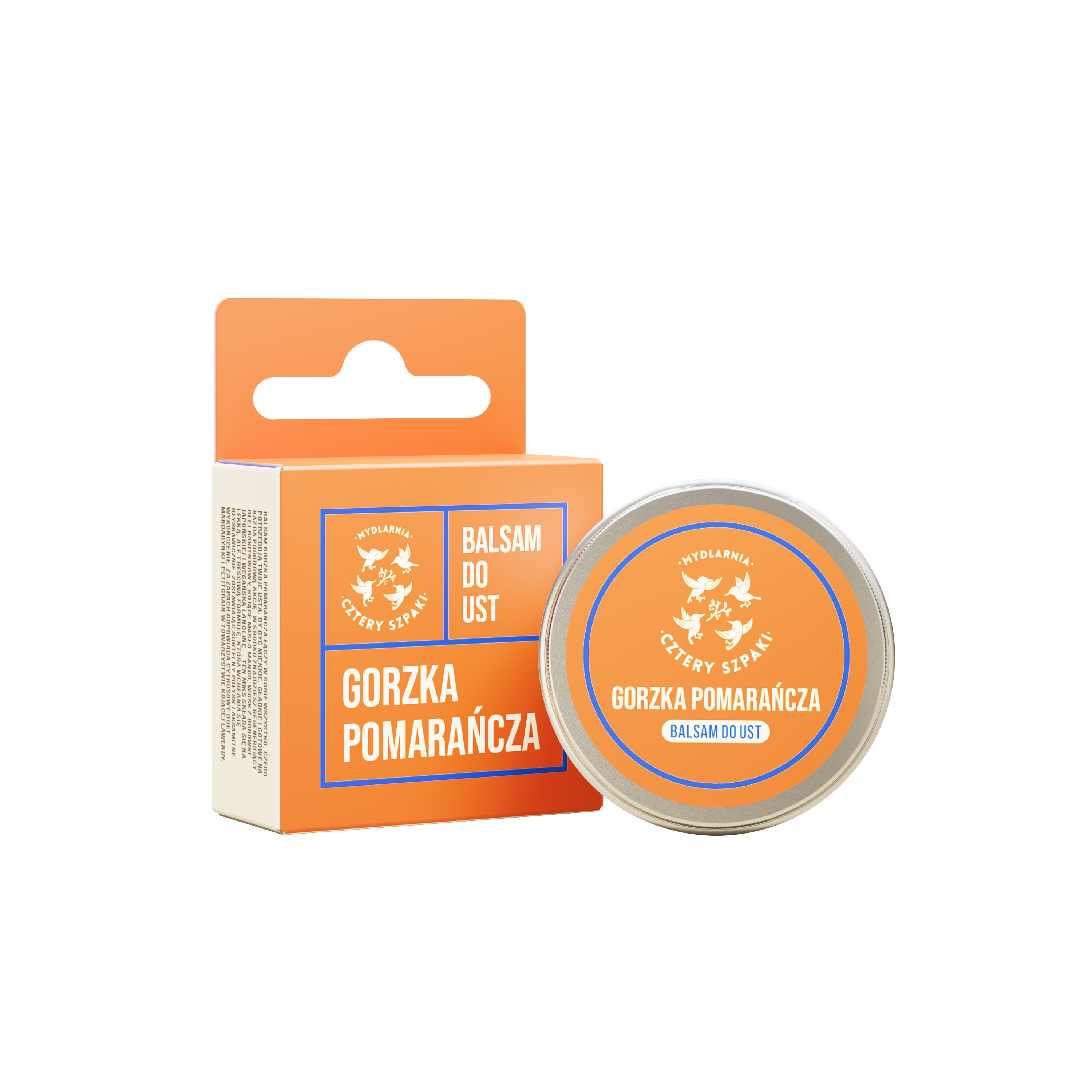 Mydlarnia Cztery Szpaki Balsam de buze Bitter Orange 15ml