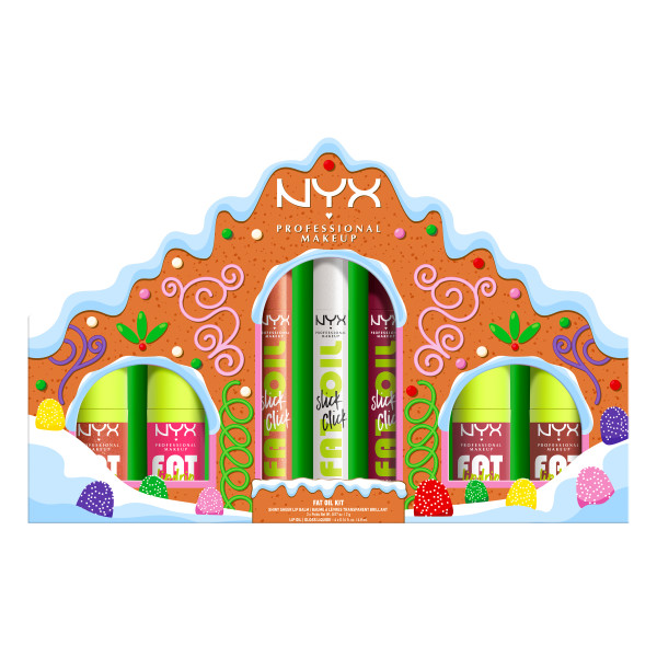 Kit de machiaj NYX Professional Makeup Holiday Fat Gingerbread House