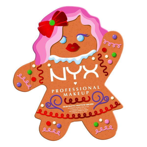 Paleta de farduri de ochi NYX Professional Makeup Holiday Gingerbaddie