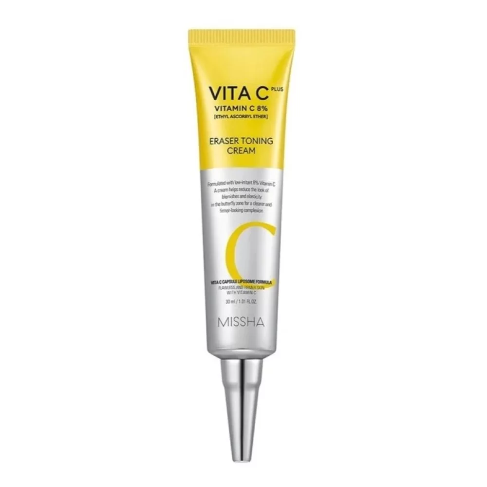 Missha Vita C Plus Eraser Toning Brightening Cream 30ml Scurt Expiry Date 26.12.2025r