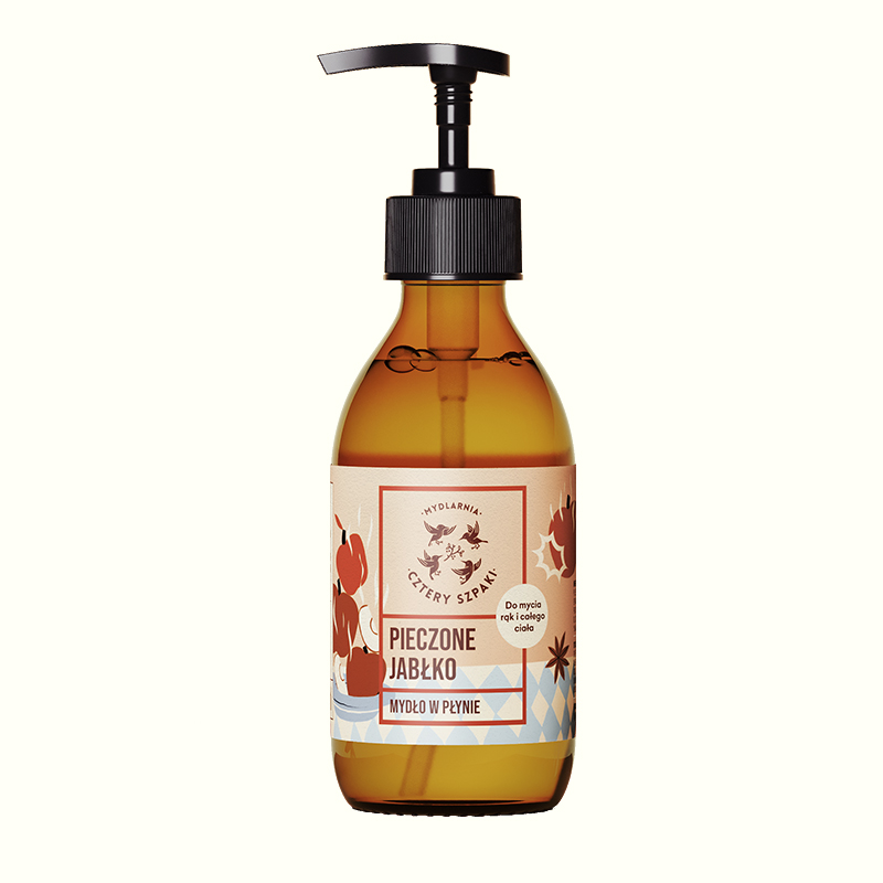 Sapun lichid cu mere coapte de la Four Spots Soap House 300ml