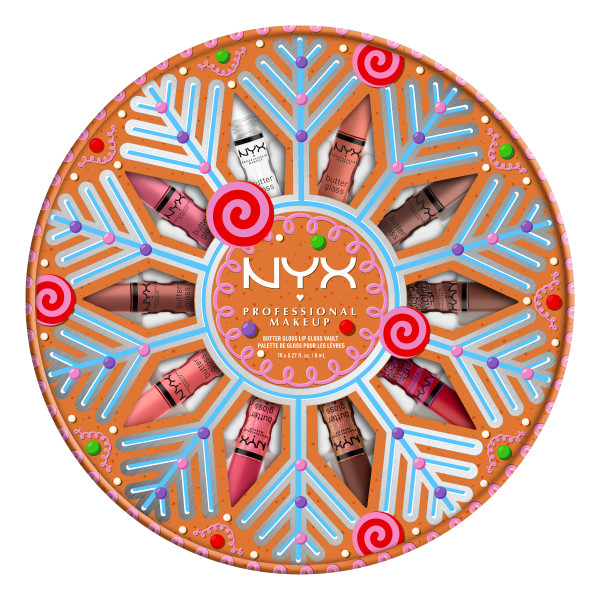 NYX Professional Makeup Holiday Butter Gloss Lip Vault Set