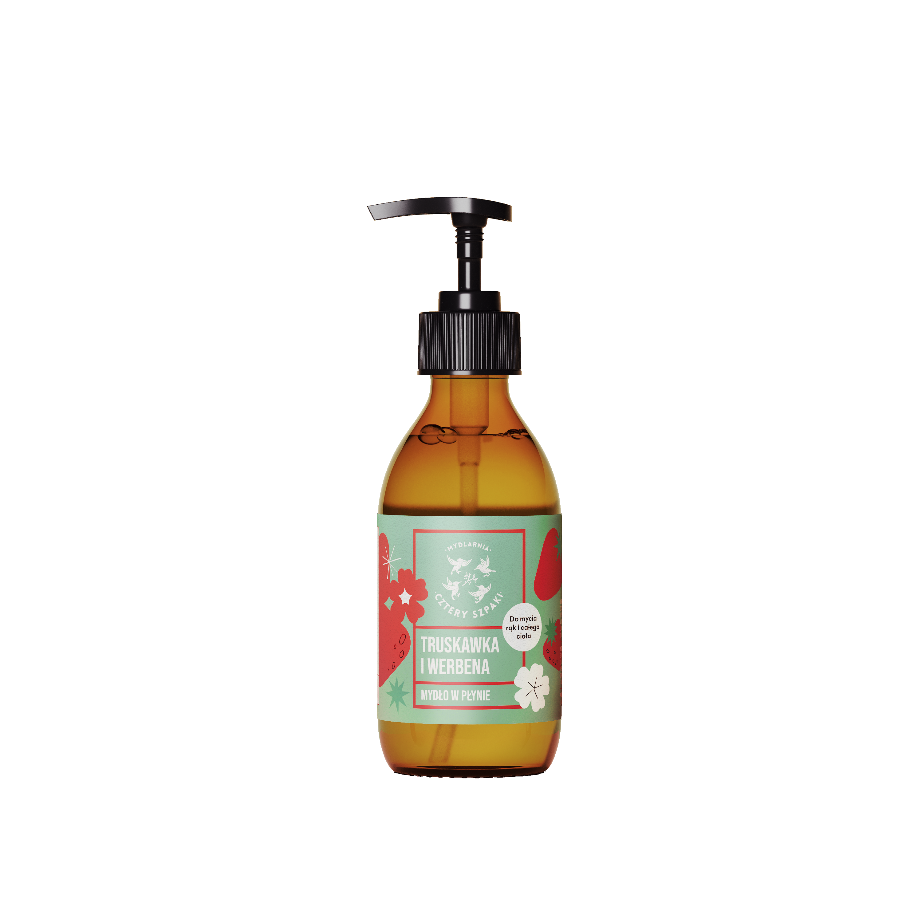 Mydlarnia Cztery Szpaki Căpșuni și Verbena Săpun lichid 300ml