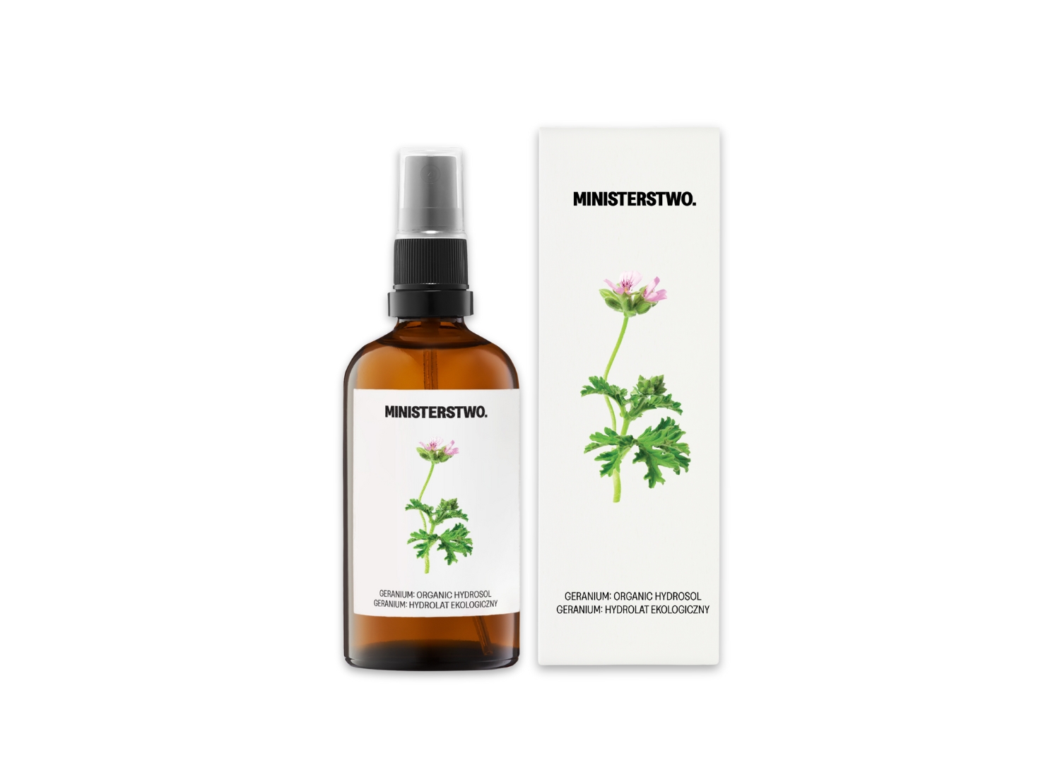 Ministerul săpunului bun Geranium Organic Hydrolat 100ml