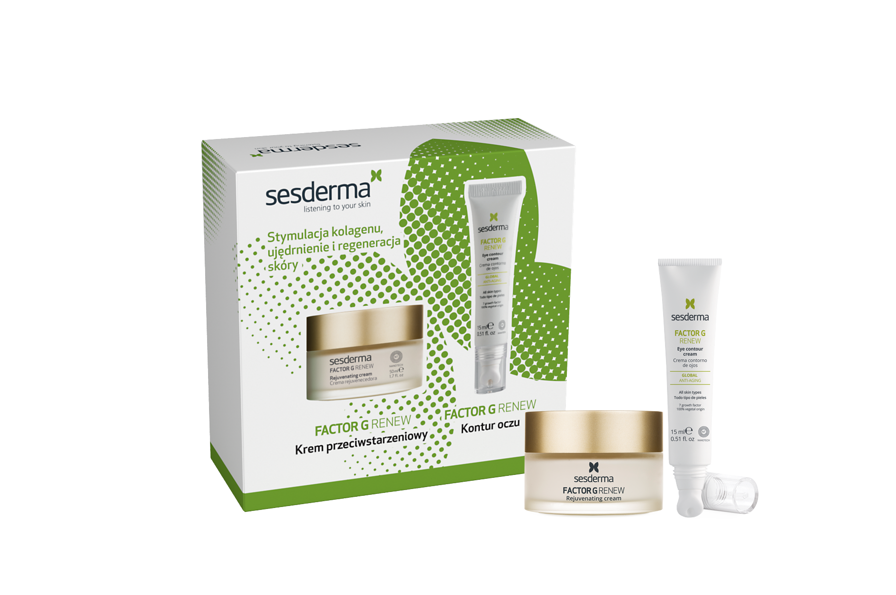 Sesderma Set Factor G Renew Cremă de față + cremă de ochi