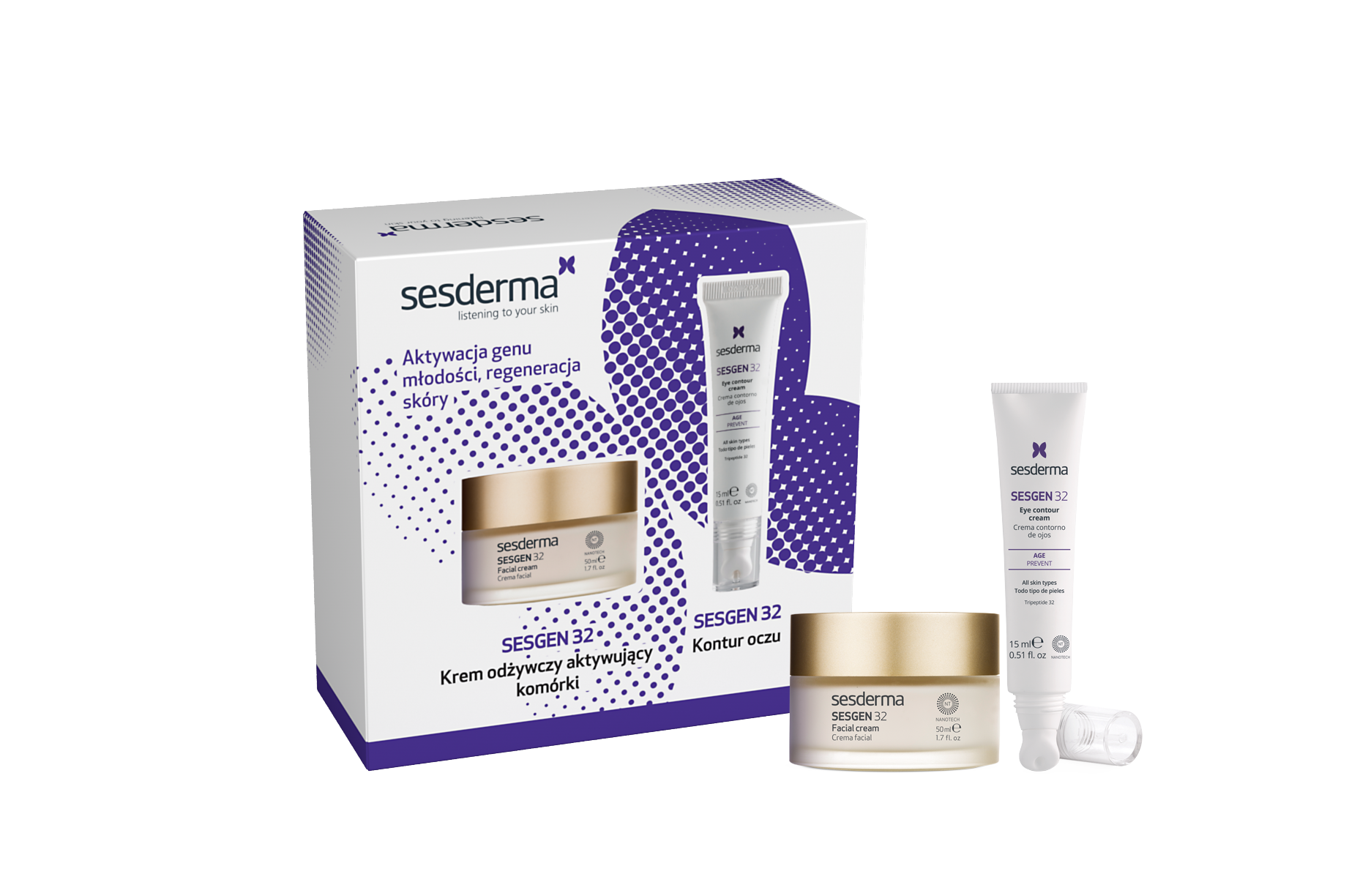 Sesderma Kit Sesgen 32 Cremă de față + cremă de ochi