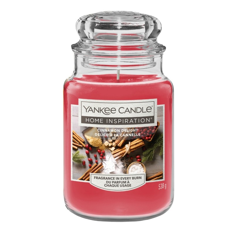 Yankee Candle Cinnamon Delight Lumânare mare în borcan