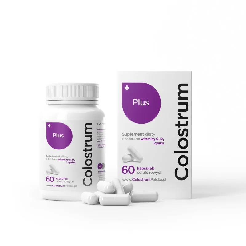 Colostrum Plus Supliment alimentar 60 capsule de celuloză