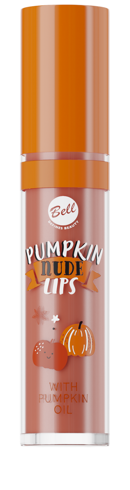 Bell Pumpkin Nude Lips Matte Liquid Lipstick 02 Pumpkin Cream