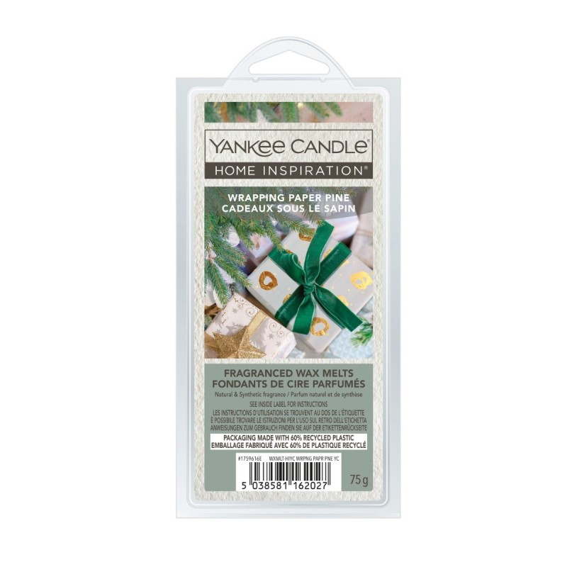Yankee Candle Wax Wrapping Paper Pine