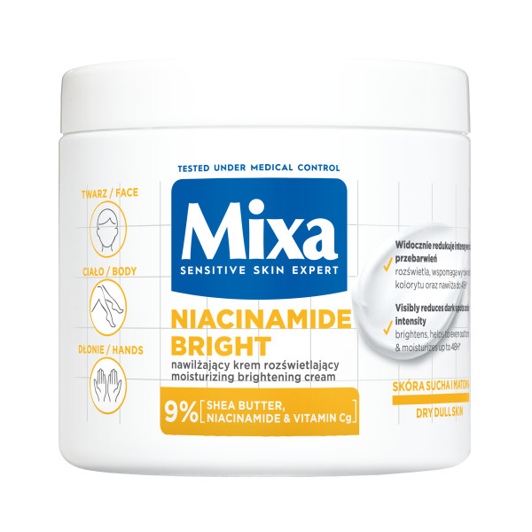 Mixa Niacinamide Bright Cremă hidratantă de iluminare 400ml