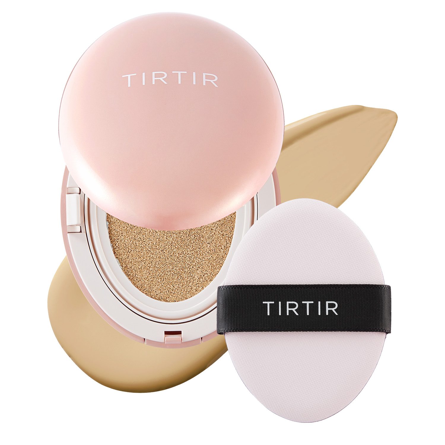 Fond de ten TIRTIR Mask Fit All-Cover Cushion în varianta Compact 24W Soft Beige 18g