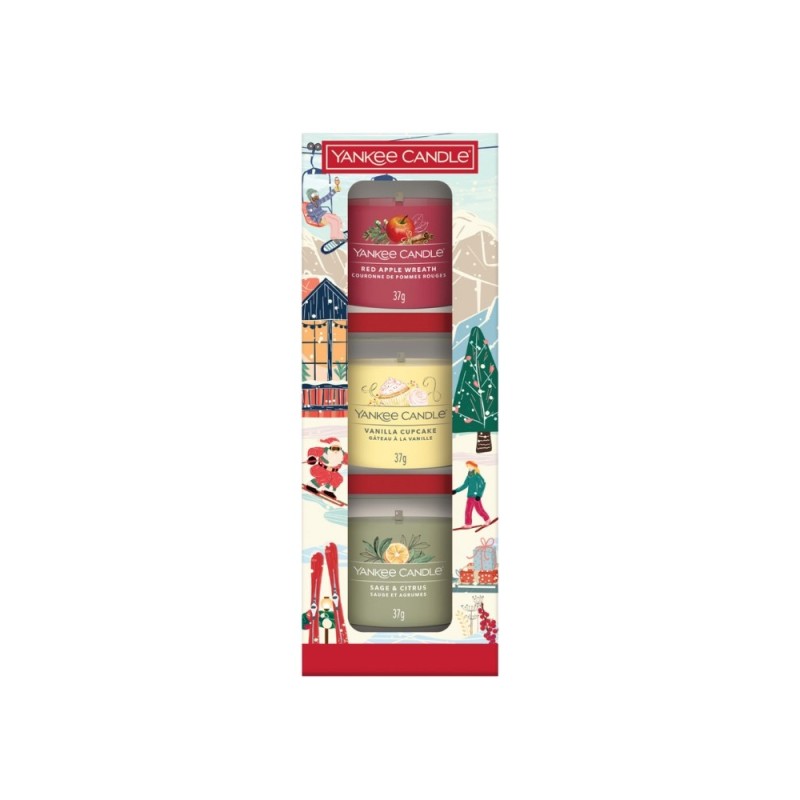 Yankee Candle Mini Apres Ski 2 Lumânări Set de 3