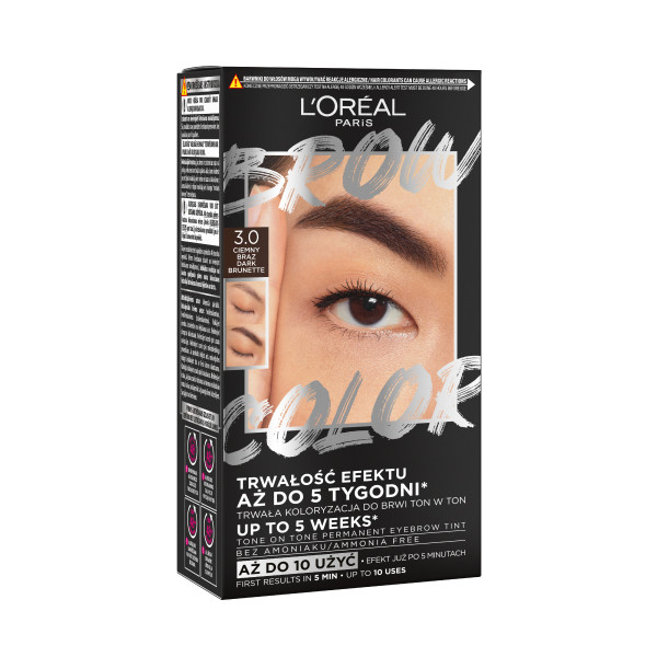 Loreal Brow Color Kit 3.0 maro închis