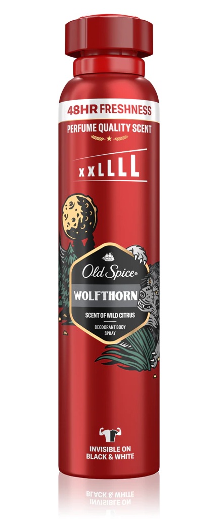 Old Spice Wolfthorn Spray Deodorant 250ml