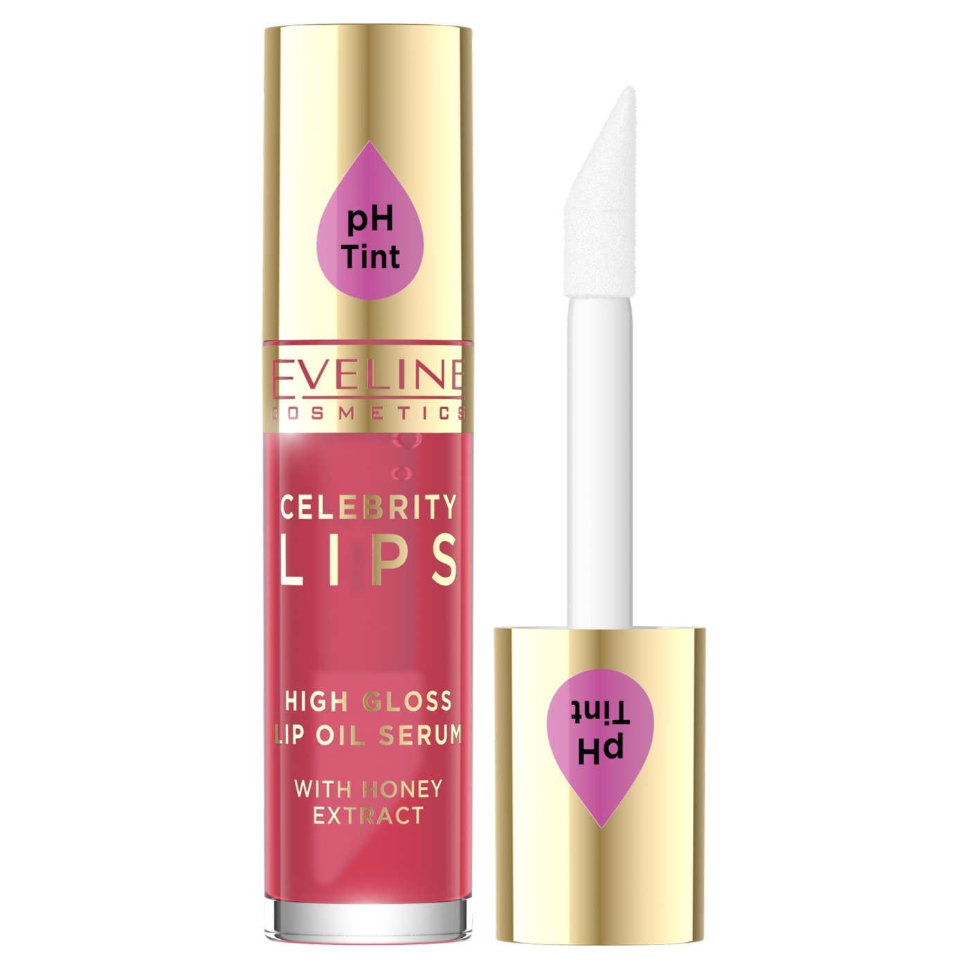 Eveline Celebrity Lips Lip Oil-Serum 04 Red