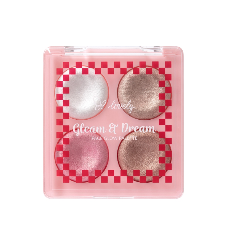 Paletă de iluminatoare pentru față și corp Lovely Gleam & Dream