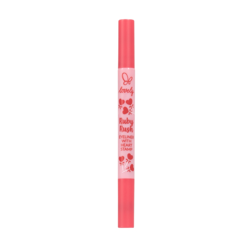 Lovely Ruby Rush Maroon Eyeliner cu timbru în formă de inimă