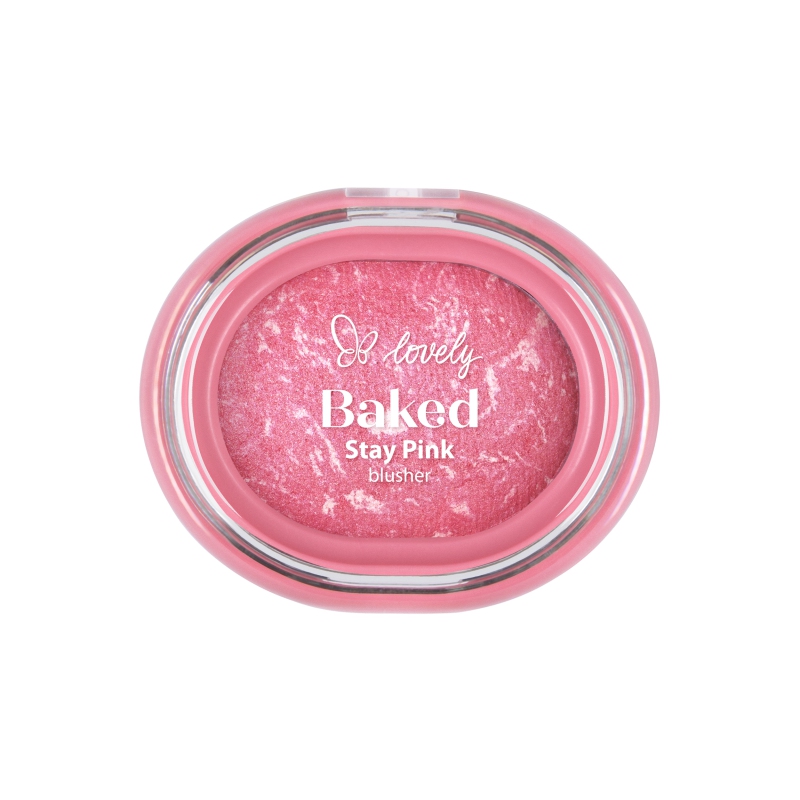 Lovely Baked Stay Pink fard de obraz iluminator 02 Poppy Pink
