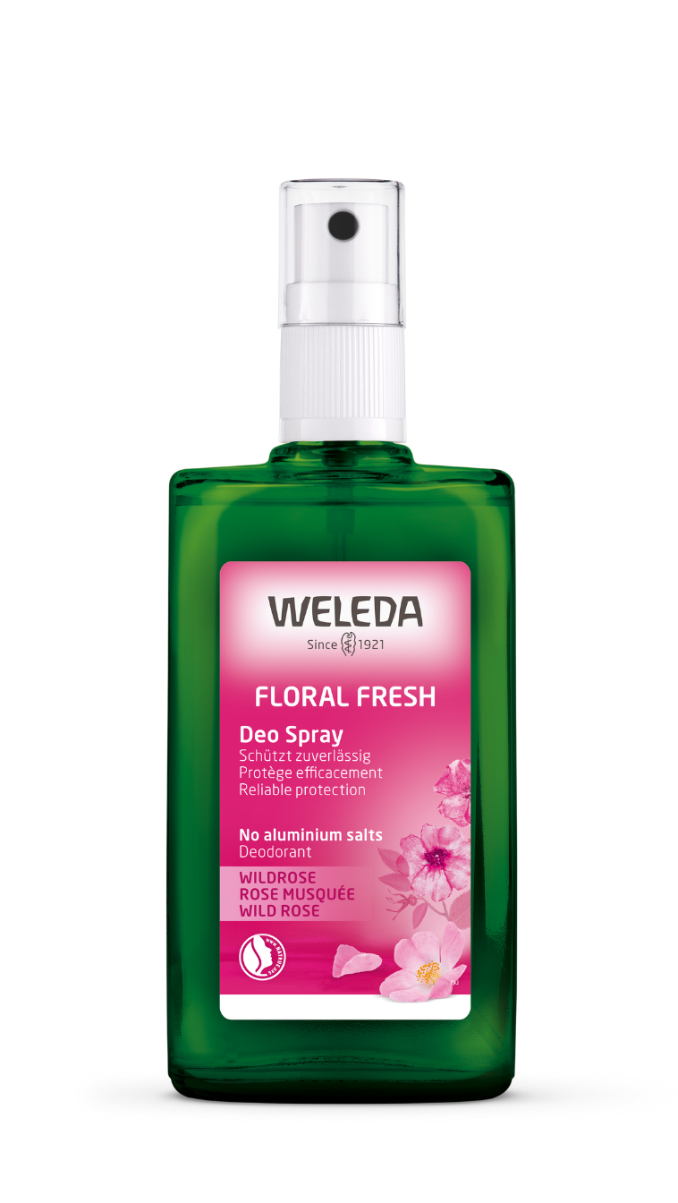 Deodorant Weleda Floral Fresh cu trandafir sălbatic 100ml