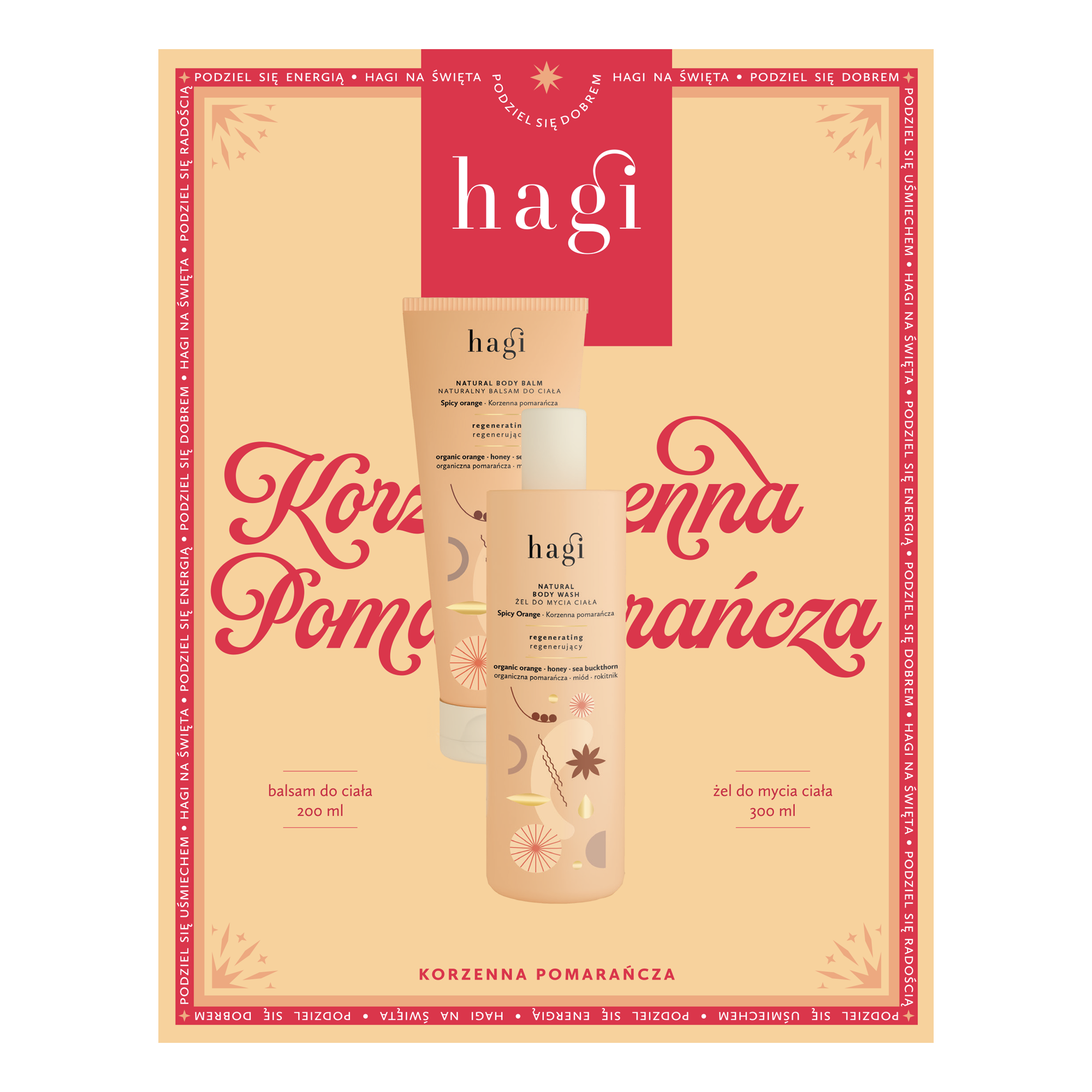 Set loțiune și gel de duș Hagi Spicy Orange