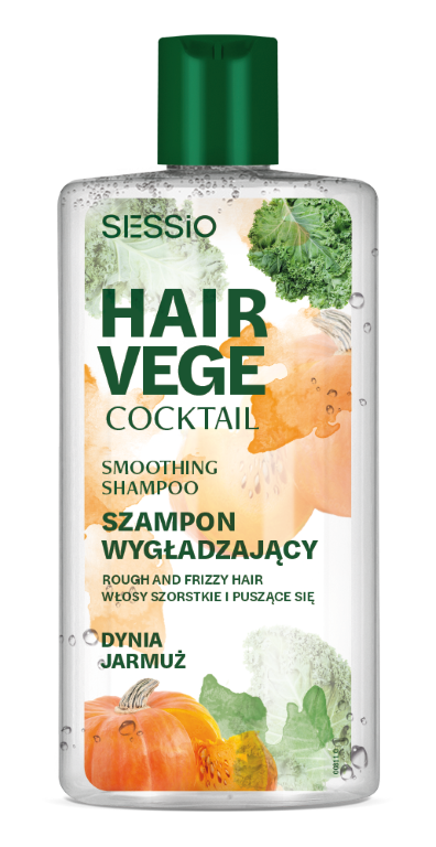 Șampon pentru păr Sessio Vege Cocktail Smoothing Shampoo Pumpkin Kale 300g