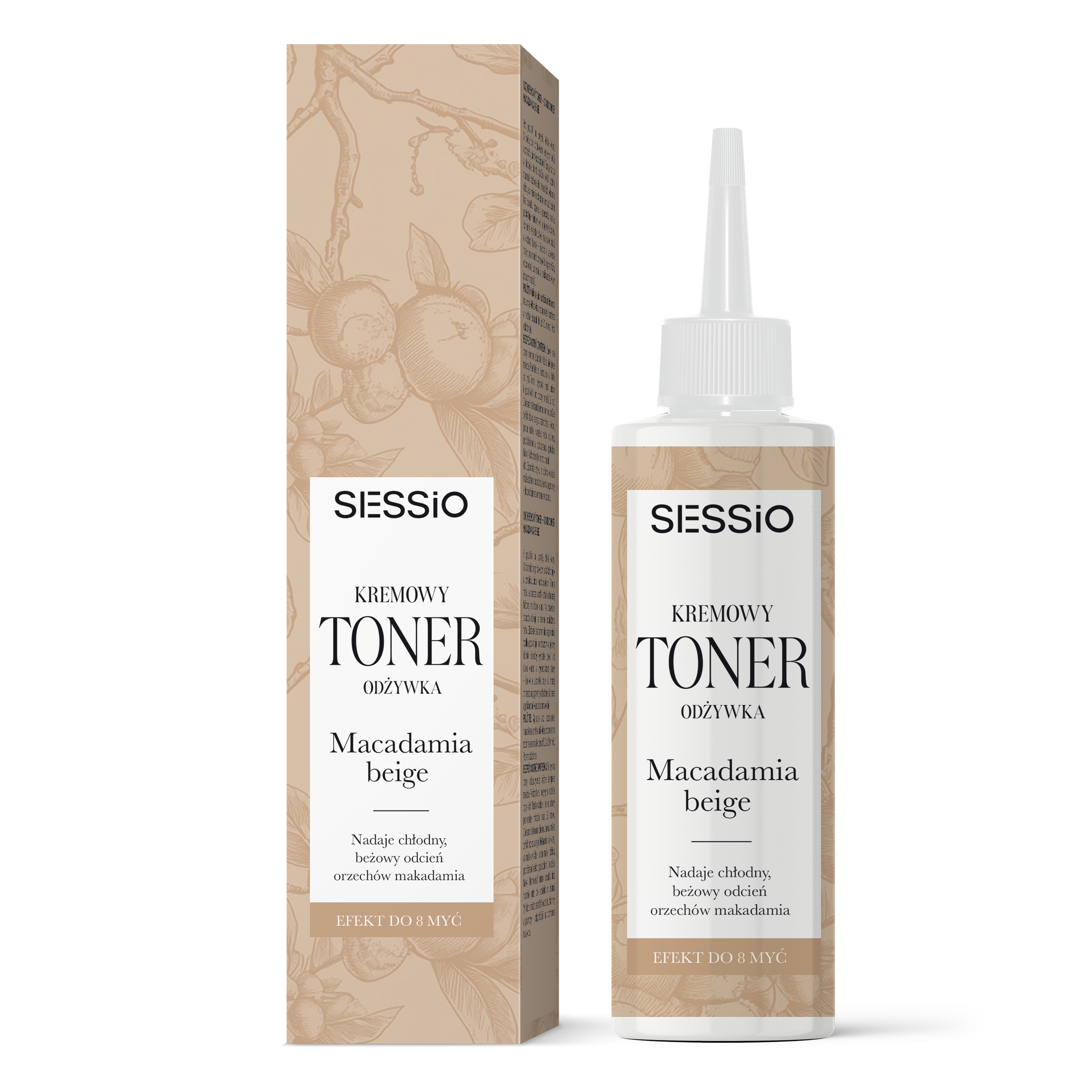 Sessio Cream Toner Balsam de păr Macadamia Beige 100ml