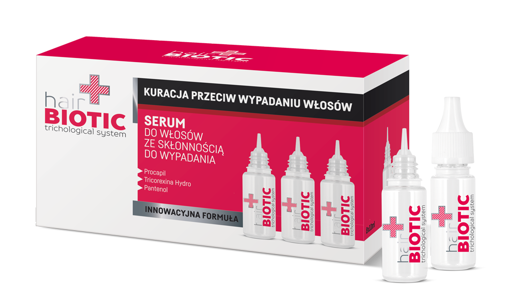 Ser biotic pentru părul predispus la cădere 8x10ml