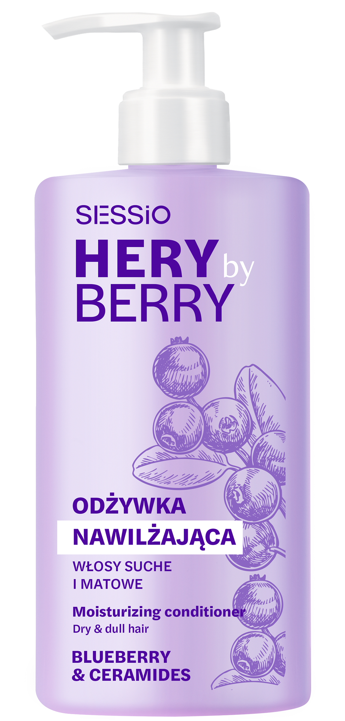 Balsam hidratant Sessio Hery by Berry pentru păr uscat și mat 290ml