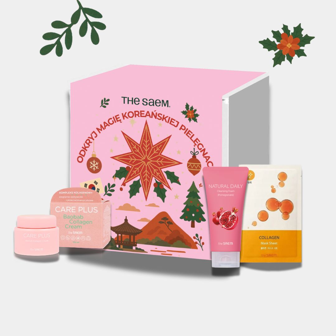 Trusa de îngrijire facială Saem roz