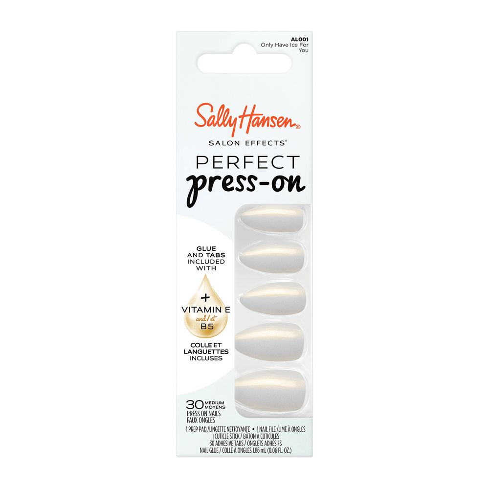 Sally Hansen Salon Effects Perfect Press-On Artificial Nails AL001 Only Have Ice For You