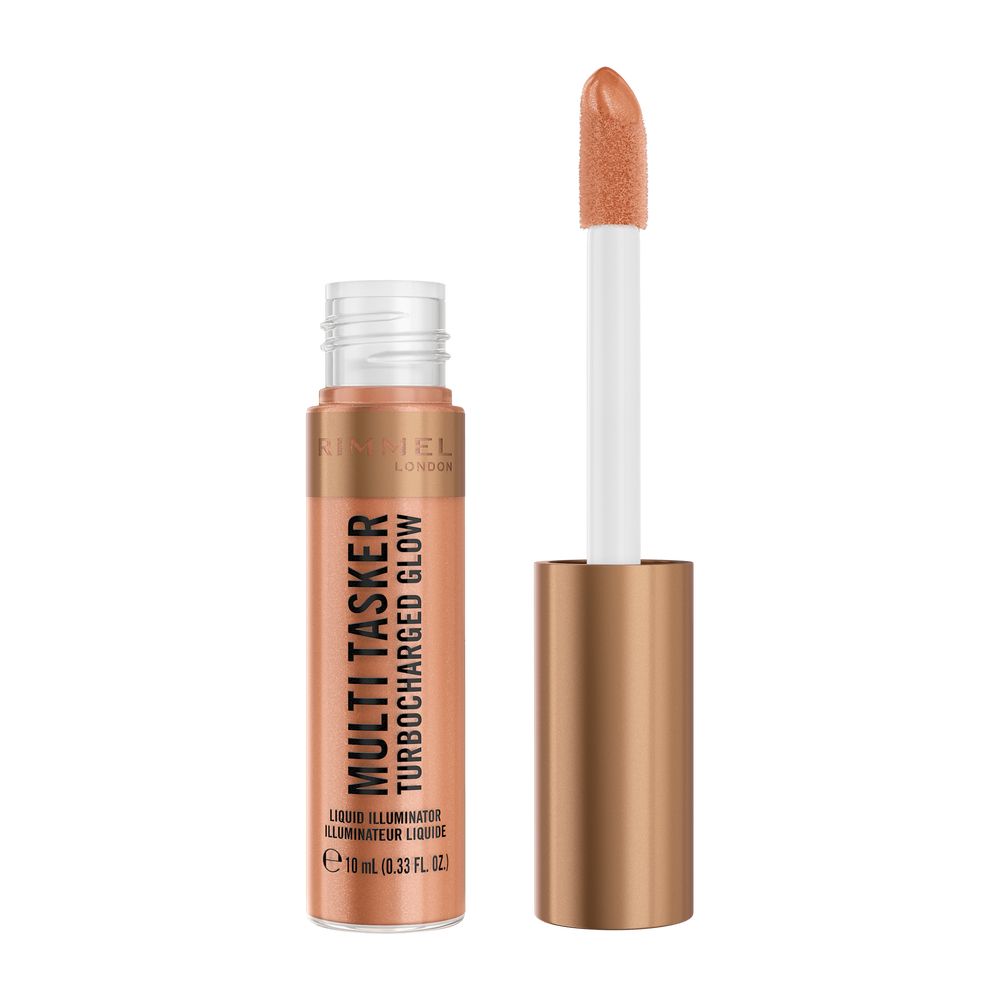 Rimmel Multi Tasker Turbocharged Glow Illuminating Liquid Bronzer 007 Spilling The Tea