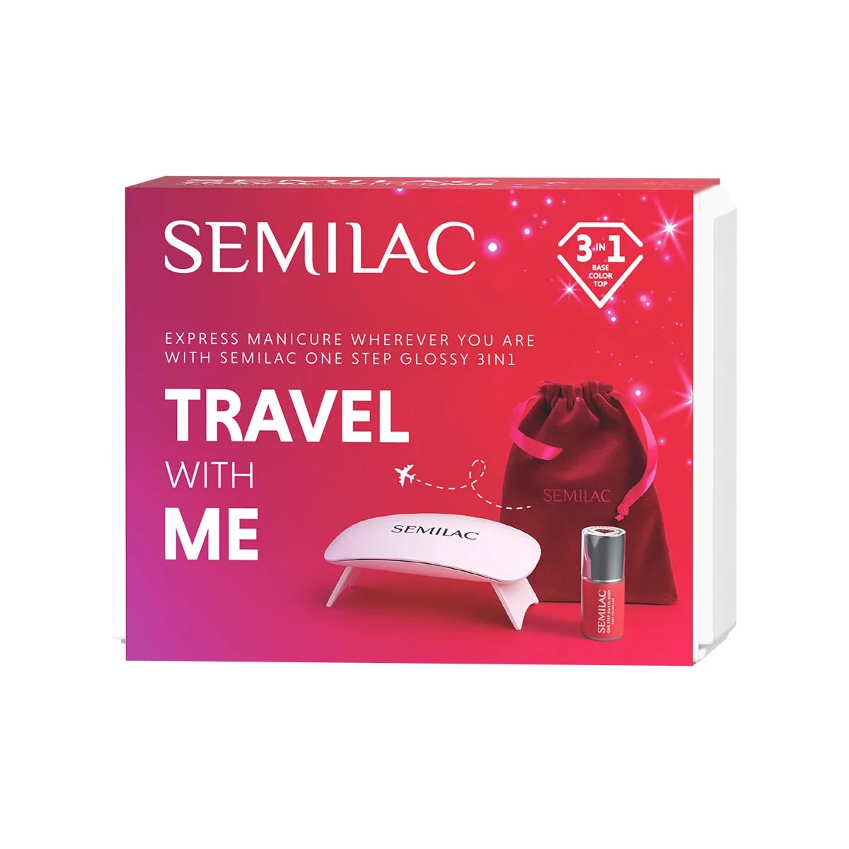 Semilac Travel With Me Mini Kit hibrid