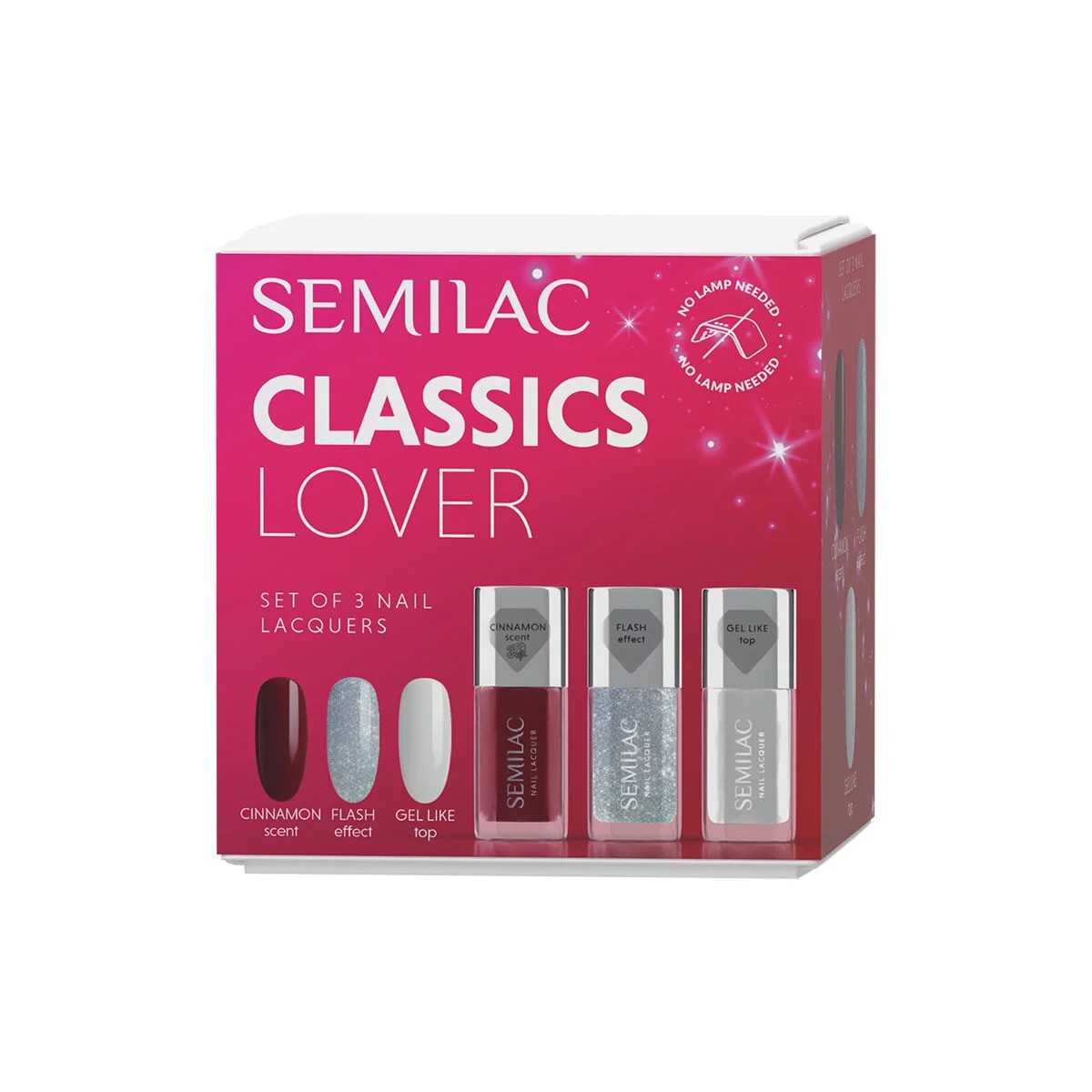 Set de lacuri de unghii Semilac Classics Lover