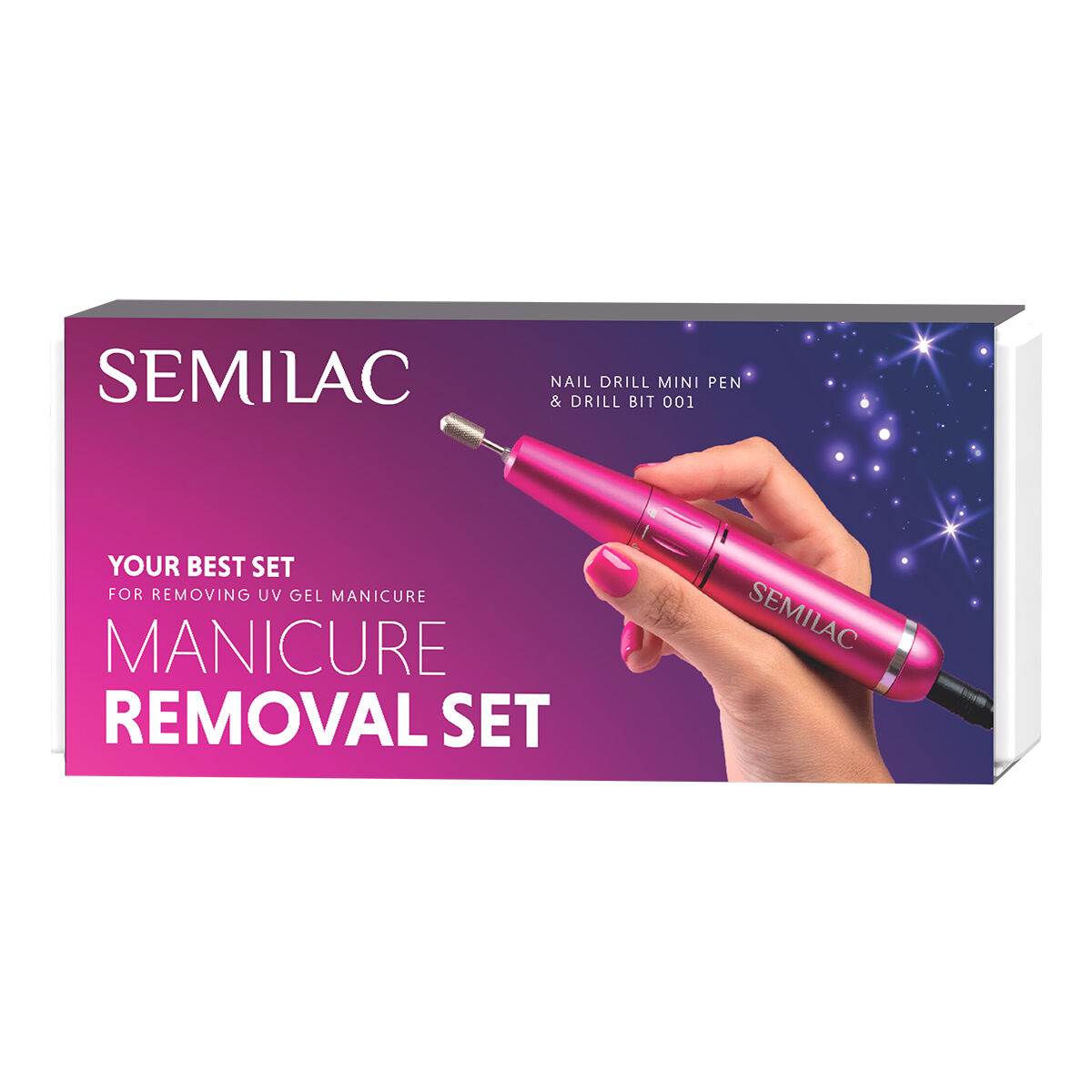 Set de îndepărtare manichiură Semilac Set de îndepărtare hibrid și gel